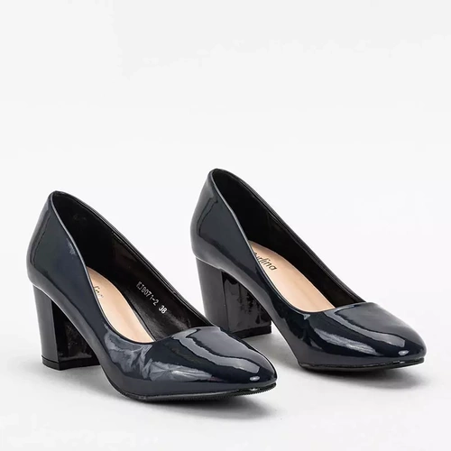 Ladies navy hot sale blue pumps