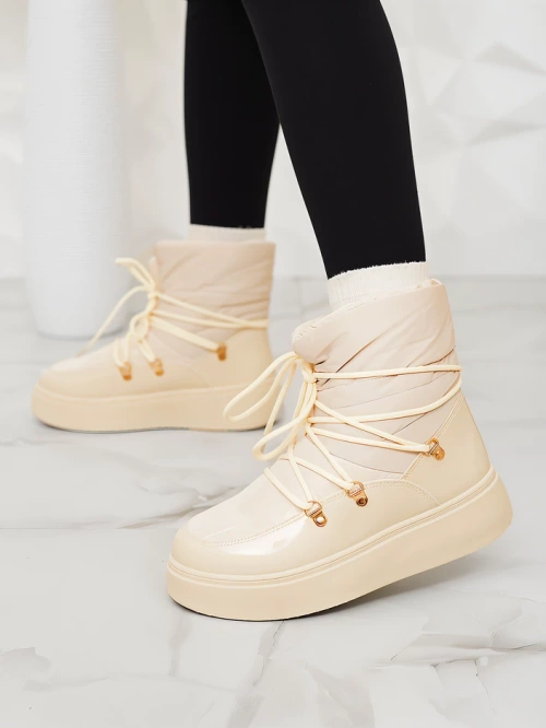 Womens cream hot sale colored boots