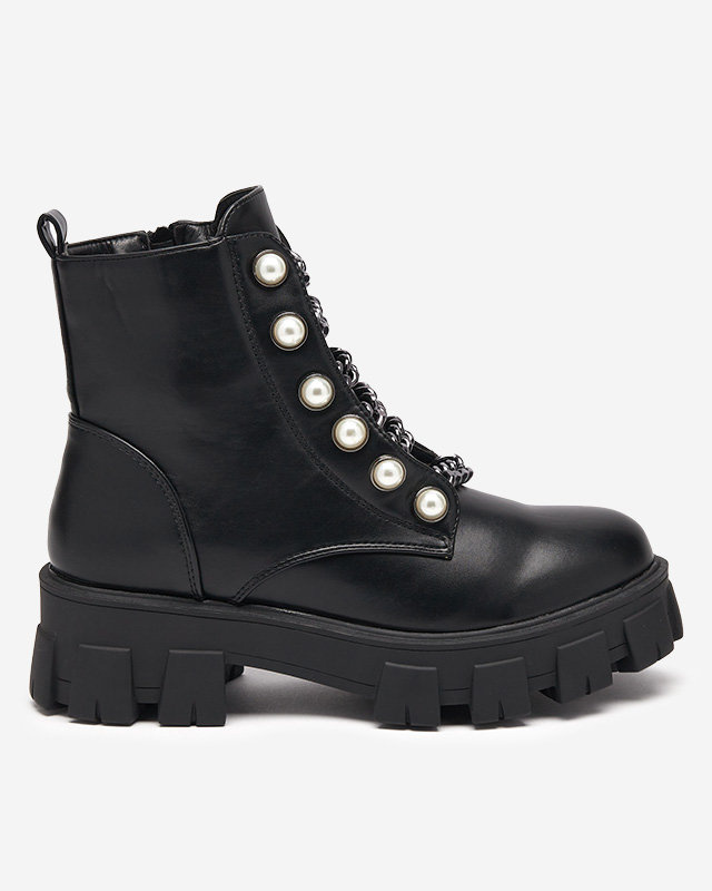 Bottines discount perles stradivarius