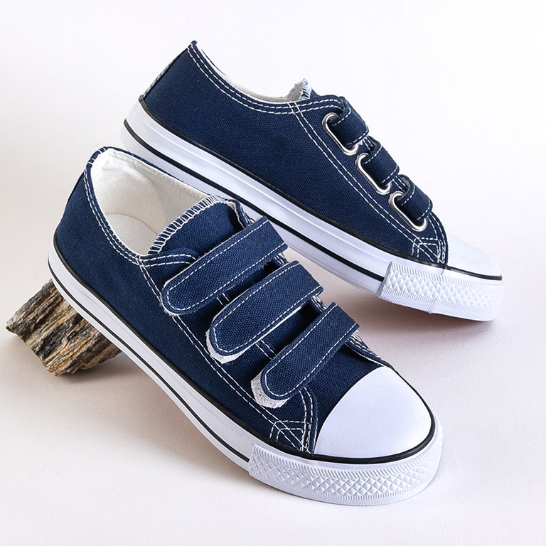 preschool navy blue sneakers