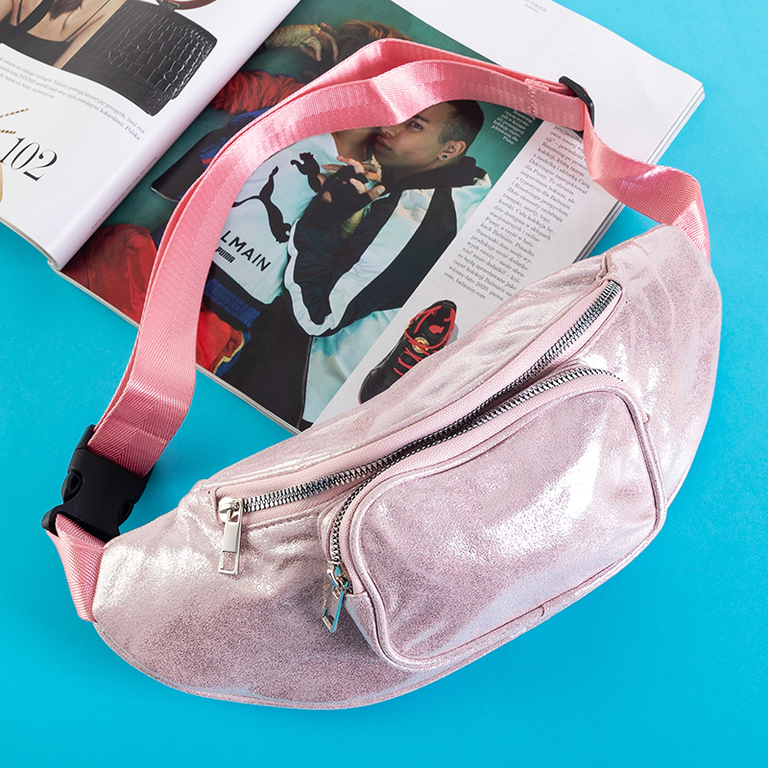 Pink shiny ladies kidney Accessories pink WOMAN \ ACCESSORIES