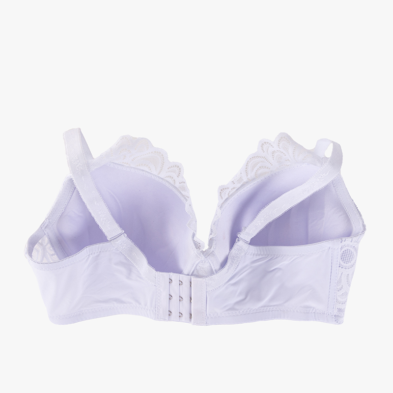 Lace Underwire Bra Underwear, White Bra Purple Lace