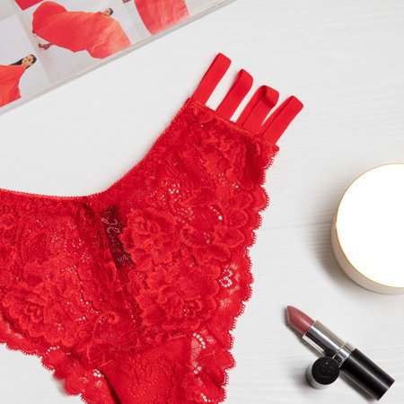 Red brazilian lace - Underwear