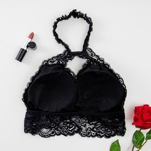 Black lace bralette bra - Underwear