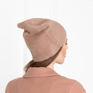 Light brown ladies fur hat - Accessories