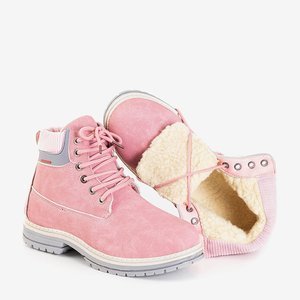 Pink women's insulated trappers Triniti - Footwear