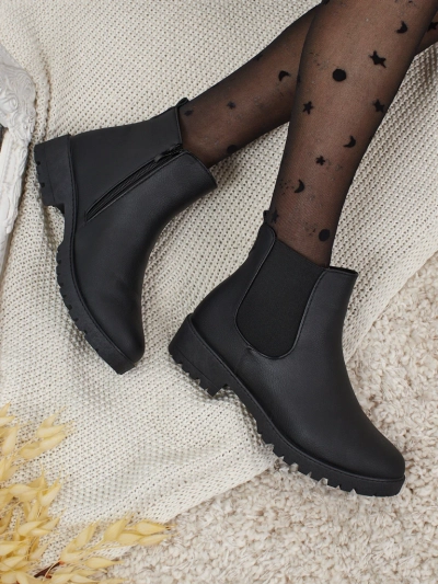 Moteriški aulinukai a'la Chelsea batai iš eko odos Belmo