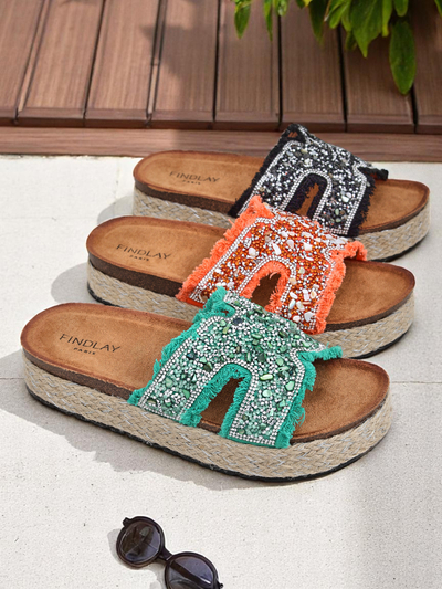 Royalfashion moteriškos šlepetės su Candy Candy papuošimais