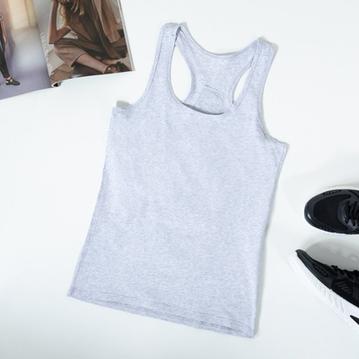 Серая женская майка