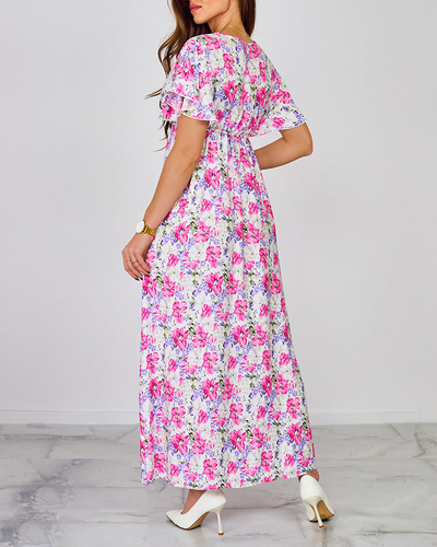 "Royalfashion" Moteriška gėlėta midi suknelė