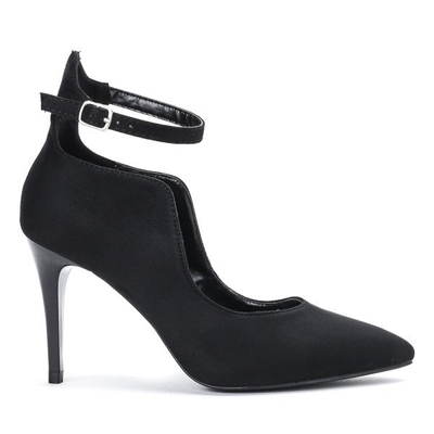 Czarne czółenka na szpilce Adda - Obuwie