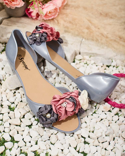 Royalfashion Резиновые балерины с цветком Koddies