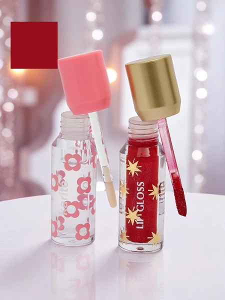 Wine Room 2-in-1 Clear & Glitter Lip Gloss