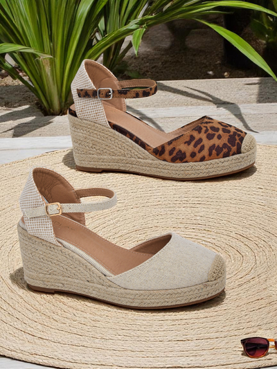 Aurelia Leopard Koturny Royalfashion damskie skóra ekologiczna camel