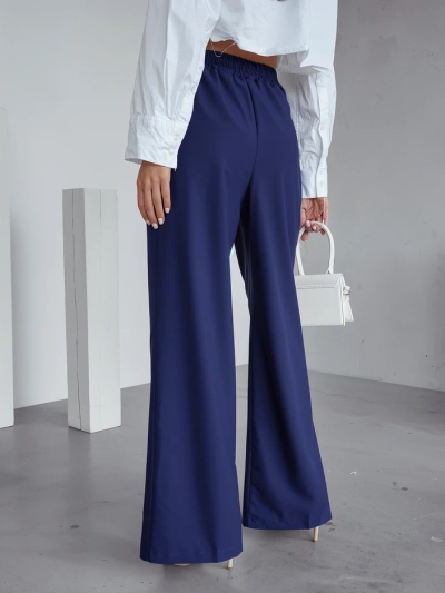 Royalfashion Широкие женские брюки со складками