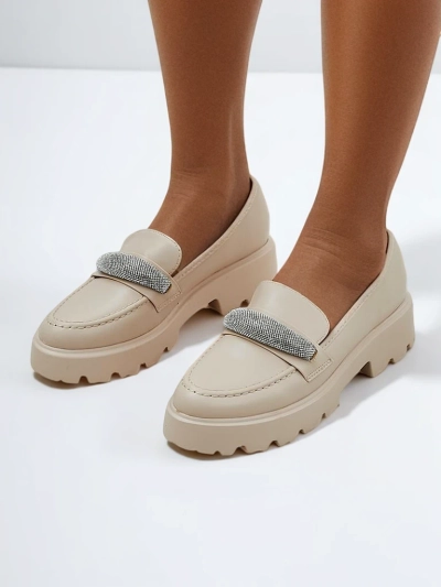 Женские мокасины Royalfashion с цирконами Emerne