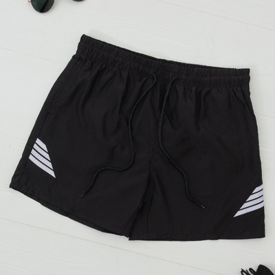 Черные мужские спортивные шорты