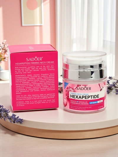 Sadoer Neptunia Hexapeptide Collagen Retinol Lifting Krem do Szyi 50ml – kremowy sztosik do szyi!