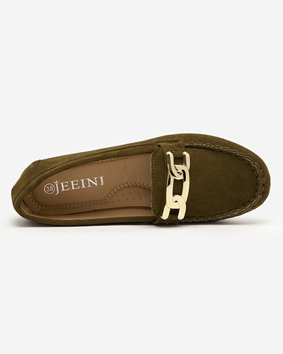 Ekologiški zomšiniai mėtiniai Viatu mokasinai - Avalynė