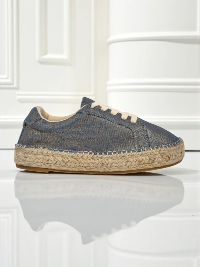 Aurelia Denim Espadrillos – женские кроссовки на плоской подошве из ткани