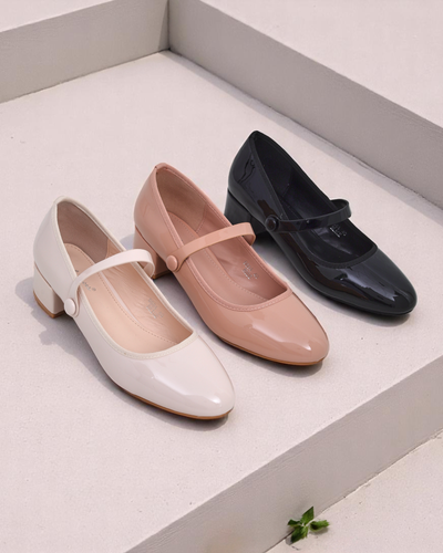 Royalfashion Women's Low Heel Pumps Omagga