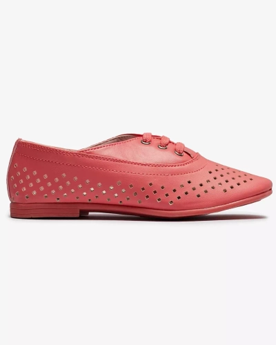 Розовые детские ажурные мокасины Janno- Footwear