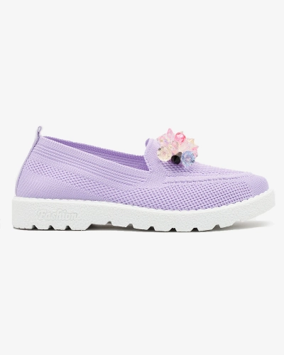 Royalfashion Фиолетовые женские украшенные полусапожки Enweta