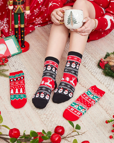 Royalfashion Kalėdinės kojinės dėžutėje 3 vnt.