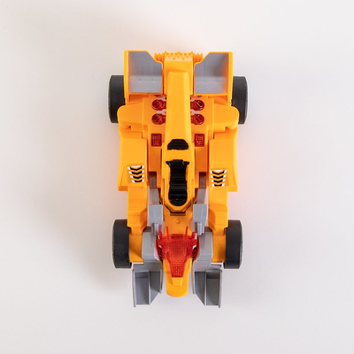 Geltonai švytintis dinozaurų automobilis - Žaislai