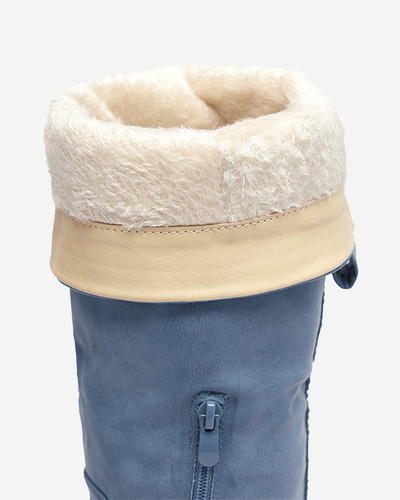 OUTLET Mėlyni moteriški pusbačiai Astaroth - Avalynė