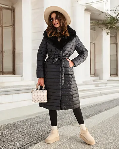 Royalfashion Длинное женское пальто