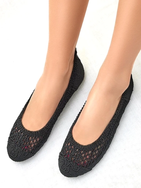 Royalfashion Moteriški perforuoti balerinos Annete