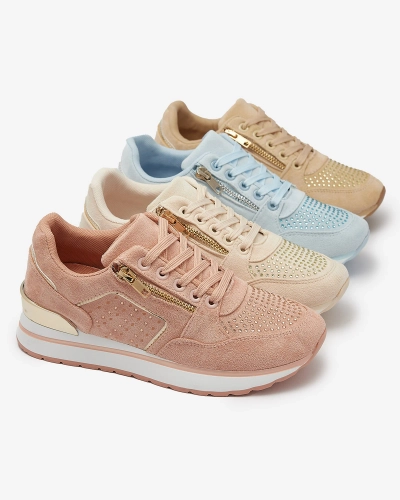 Šviesiai rudi moteriški sportiniai bateliai Vlindere - Avalynė