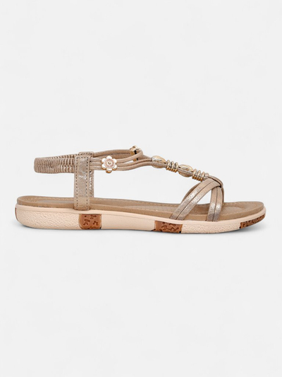 Royalfashion moteriški sandalai su papuošimais Veve
