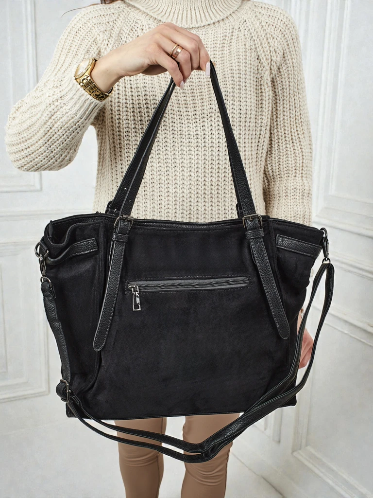 Moteriška pirkinių rankinė Daville iš eko zomšos