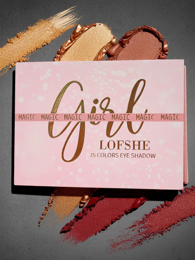 Girl Magic Paletė 35 akių šešėlių su blizgučiais ir matiniais atspalviais Golden Chocolate Fudge