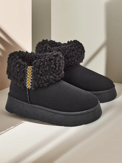 Женские снежные сапоги Royalfashion с мехом Rovvoy