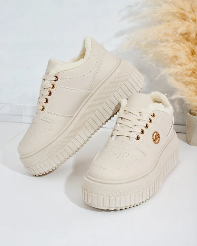 Royalfashion Утепленные женские кроссовки с мехом Rozit