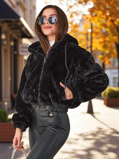 Женская куртка Royalfashion из искусственного меха