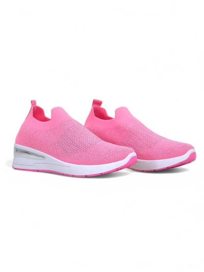 Royalfashion Slip-on moteriški platforminiai sportbačiai su rhinestones Qelavise