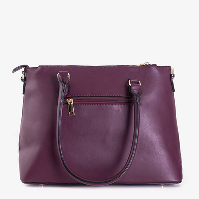 Женская сумка через плечо бордового цвета - Handbags