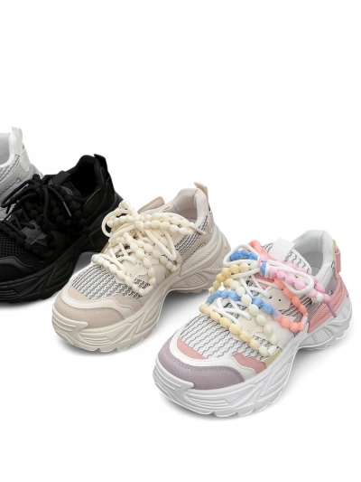 Royalfashion Moteriški sportiniai sneakersai storesniu padu Loness