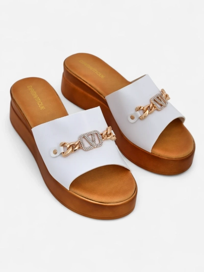Royalfashion Moteriški aukšti sandalai Dalimma