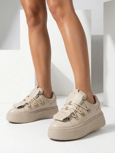 Royalfashion moteriški sportbačiai su dekoratyvine liežuvėliu Domatories