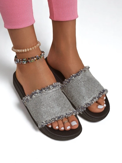 Royalfashion Женские шлепанцы на плоской подошве SparkleWalk