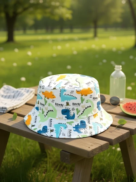 Royalfashion Vaikiška kibirėlio formos skrybėlė Spalvų pliūpsnis Bucket