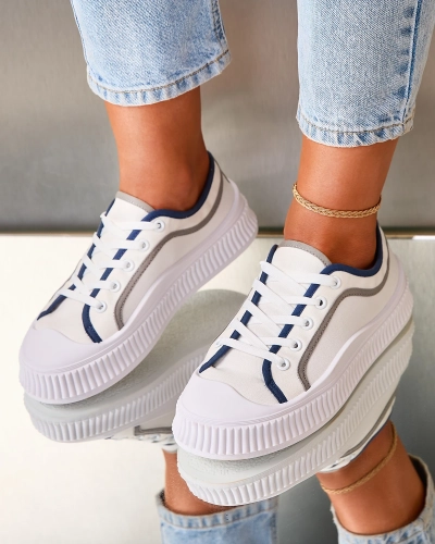 Royalfashion Женские кроссовки Casual белого цвета Lerianna