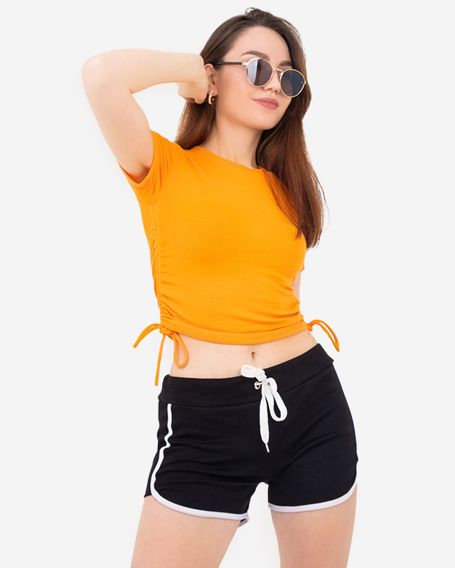 Juodi moteriški sportiniai šortai - Drabužiai