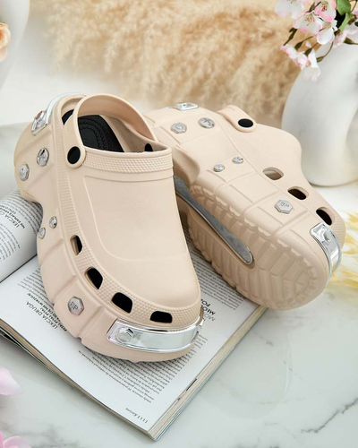 Royalfashion Moteriškos guminės šlepetės su ornamentais Kiroo