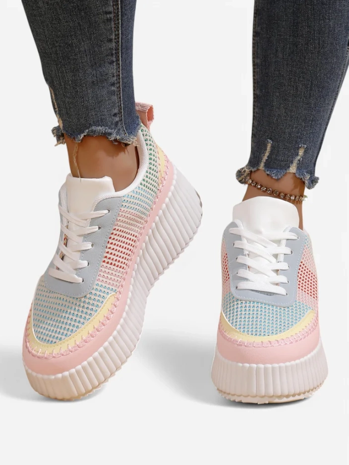 Royalfashion Женские платформенные кроссовки Siserra